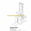 BT OME100H, OME100HC Order Picker Quality Parts Manual