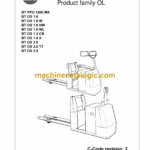 BT PPO1500MX, OS1.0, OS1.0W, OS1.0HW, OS1.0WL, OS1.2CB, OS1.8X, OS2.0, OS2.0TT, OS3.0 Order Picker Master Service Manual