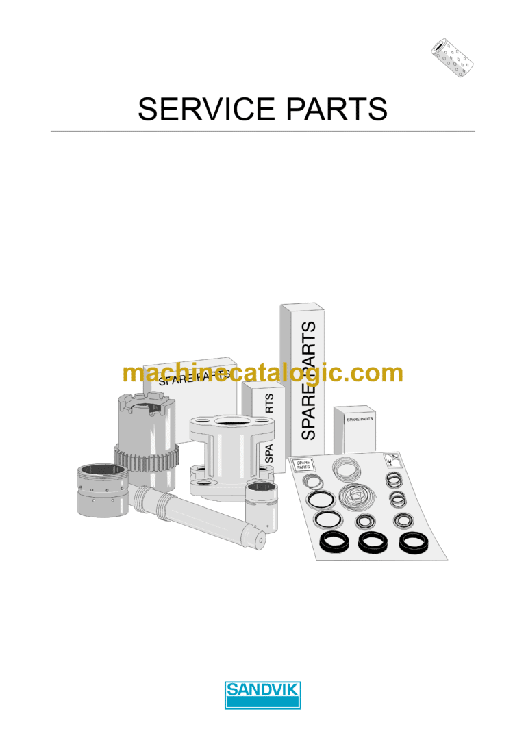 Sandvik DI600 Drill Rig Parts Manual (112H17020-1)