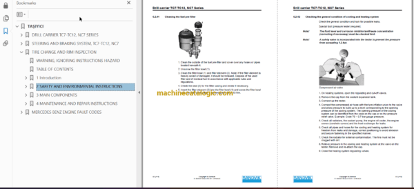 Sandvik DD421-60C Drilling Rig Full Documents (Service, Operator, Maintenance Manual and Parts Catalog) [117D51334] - Image 3