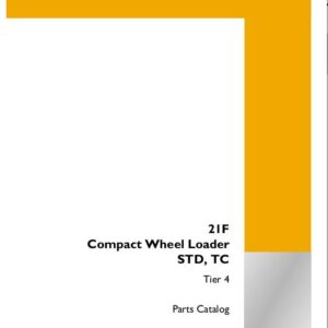 Case 21F Tier 4 Compact Wheel Loader Parts Catalog