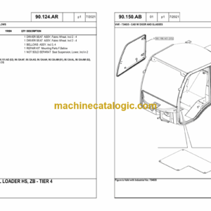 Case 321F Tier 4 Compact Wheel Loader Parts Catalog