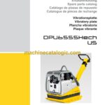 Wacker Neuson DPU6555Hech Vibratory Plate Parts Manual