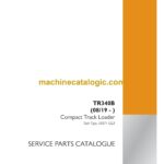 Case TR340B Compact Track Loader Service Parts Catalogue