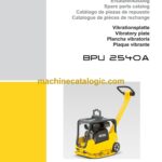 Wacker Neuson BPU 2540A Vibratory Plate Parts Manual