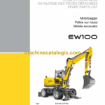 Wacker Neuson EW100 Mobile Excavator Parts Manual