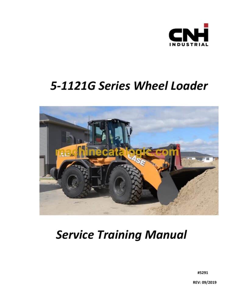 Case 5-1121G Series Wheel Loader Service Training Manual