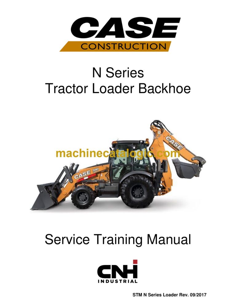 Case N Series Tractor Loader Backhoe Service Training Manual