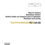Wacker Neuson RD12A-90 Ride-On Rollers Parts Manual