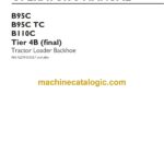 New Holland B95C, B95CTC, B110C Tier 4B Final Tractor Loader Backhoe Operators Manual