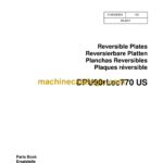 Wacker Neuson DPU90rLec770 US Reversible Plates Parts Manual