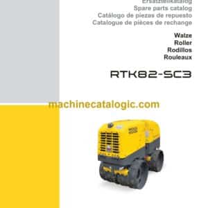 Wacker Neuson RTK82-SC3 Roller Parts Manual