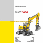 Wacker Neuson EW100 Mobile Excavator Service Manual