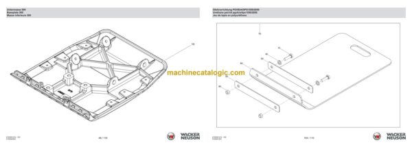 Wacker Neuson BPS1550Aw Vibratory Plate Parts Manual - Image 4