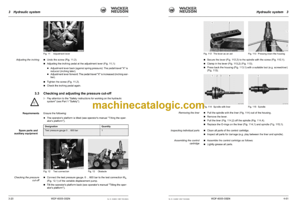 Wacker Neuson WL34 Wheel Loader Service Manual - Image 4