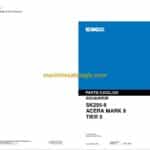 Kobelco SK295-8 Tier 3 Acera Mark 8 Excavator Parts Catalog