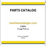 New Holland 270FPE Forage Pickup Parts Catalog