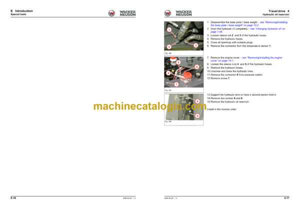 Wacker Neuson WL28 Wheel Loader Service Manual - Image 3