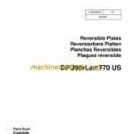 Wacker Neuson DPU90rLem770 US Reversible Plates Parts Manual