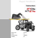 Wacker Neuson 2706, KT276 Telehandlers Repair Handbook