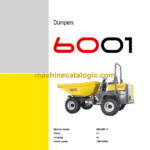 Wacker Neuson 6001 Wheel Dumper Service Manual