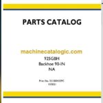 New Holland 925GBH 90-IN Backhoe Loader Parts Catalog