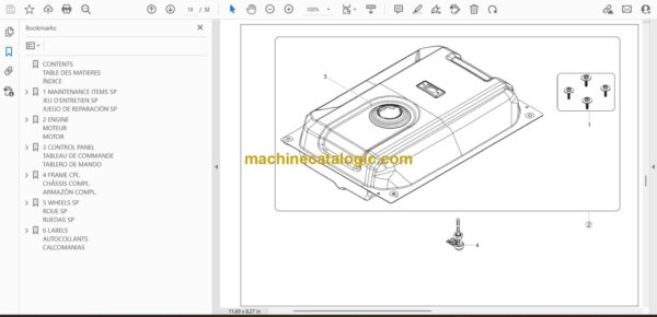 Wacker Neuson GP5500A Power Parts Manual - Image 2