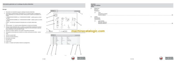 Wacker Neuson GP5500A Power Parts Manual - Image 3