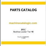 New Holland B95C Tier 4B Backhoe Loader Parts Catalog