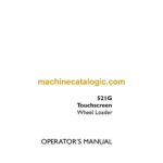 Case 521G Touchscreen Wheel Loader Operators Manual