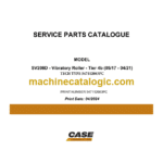 Case SV208D Tier 4B Vibratory Roller Service Parts Catalogue
