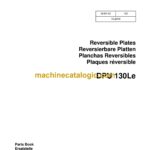 Wacker Neuson DPU 130Le Reversible Plates Parts Manual