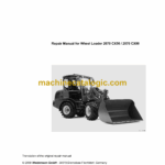 Wacker Neuson 2070 CX50, 2070 CX80 Wheel Loader Repair Manual
