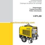 Wacker Neuson HPU8 Tracked Excavator Parts Manual