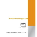 Case 580N EP Backhoe Loader Service Parts Catalogue