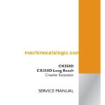 Case CX350D, CX350D Long Reach Crawler Excavator Service Manual