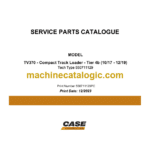 Case TV370 Tier 4B Compact Track Loader Service Parts Catalogue