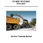 Case CX MSR 75C, CX80C Excavator Service Training Manual