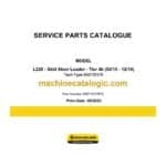 New Holland L228 Tier 4B Skid Steer Loader Service Parts Catalogue