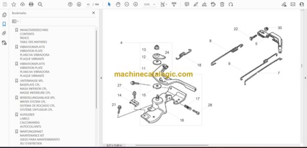 Wacker Neuson VP1550Aw US Vibratory Plate Parts Manual - Image 3