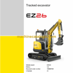 Wacker Neuson EZ26 Tracked Excavator Service Manual