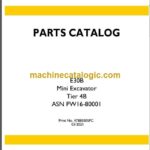 New Holland E30B Tier 4B Mini Excavator Parts Catalog