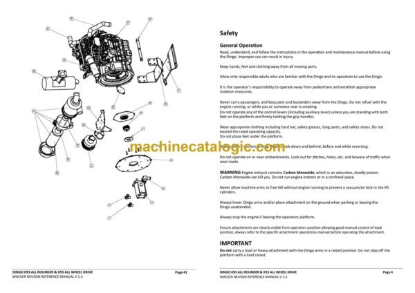 Wacker Neuson AWD All Rounder (Wheel & Track) Operation, Maintenance and Parts Manual - Image 3