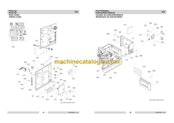 Wacker Neuson G20 Mobile Generators Parts Manual - Image 3