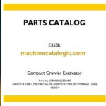 New Holland E36SR Compact Crawler Excavator Parts Catalog