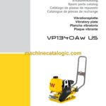 Wacker Neuson VP1340Aw US Vibratory Plate Parts Manual