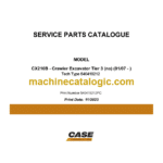 Case CX210B Tier 3 NA Crawler Excavator Service Parts Catalogue