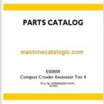 New Holland E50BSR Tier 4 Compact Crawler Excavator Parts Catalog