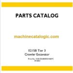 New Holland E215B Tier 3 Crawler Excavator Parts Catalog
