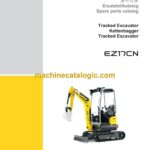 Wacker Neuson EZ17CN Tracked Excavator Parts Manual